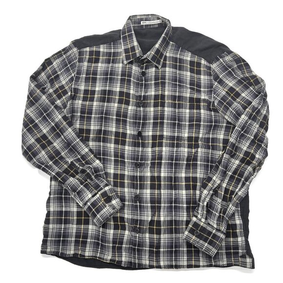 Hope by Ringstrand Soderberg Button Up Shirt Mens 48 Large Blue Gray Plaid L/S - Picture 1 of 9